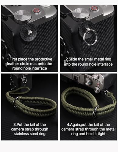 Camera Wrist Strap for Mirrorless Cameras, Quick Release Camera Wrist Strap, Camera Hand Strap with Safer Connector - Image 3