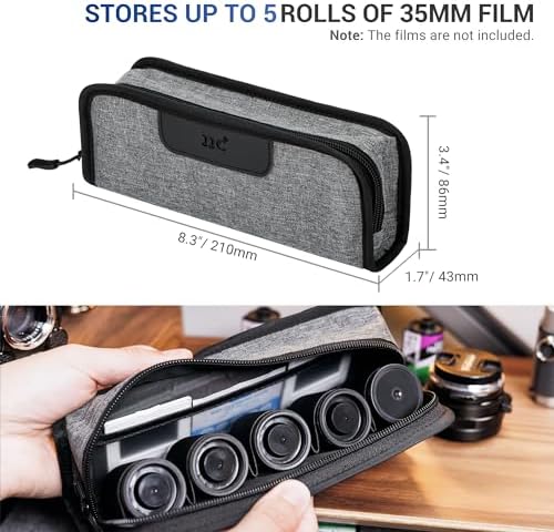 Portable 35mm Film Canister Pouch, Compact Film Carrying Case Storage Bag - Image 2