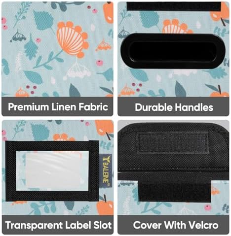 BALEINE File Organizer Box with Lid, Collapsible Hanging File Storage Box - Image 6