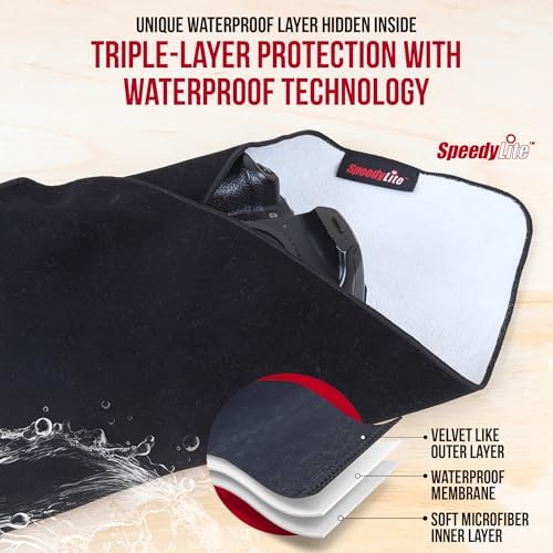 Camera Wrap, Waterproof Mid-Layer, Black, 18 Inches - Image 3