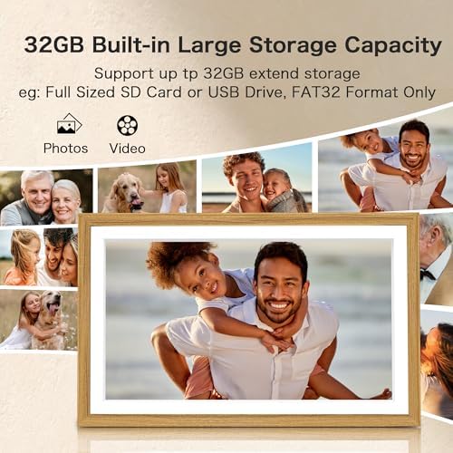 Frameo Digital Picture Frame, Frameo 15.6'' Large Digital Photo Frame WiFi - Image 4