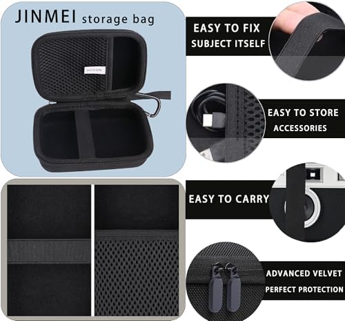 Hard EVA Carrying Storage Case Compatible with KODAK Snapic A1 35mm Film Camera/EKTAR H35N Half Frame Film Camera Protective Travel storage box (black) - Image 3