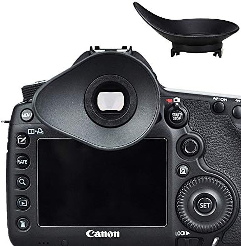 Oval Camera Eyecup for Canon EOS 1DX II 1Ds III 1D IV III 5D IV 5DS 7D II by JJC