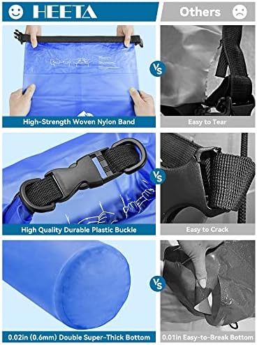 HEETA Dry Bag Waterproof Backpack with Phone Case 5L/10L/20L/30L/40L - Image 4