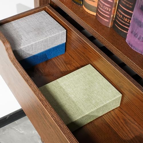 Photo Storage Box 4x6, Linen Photo Box - Grassgreen - Image 5