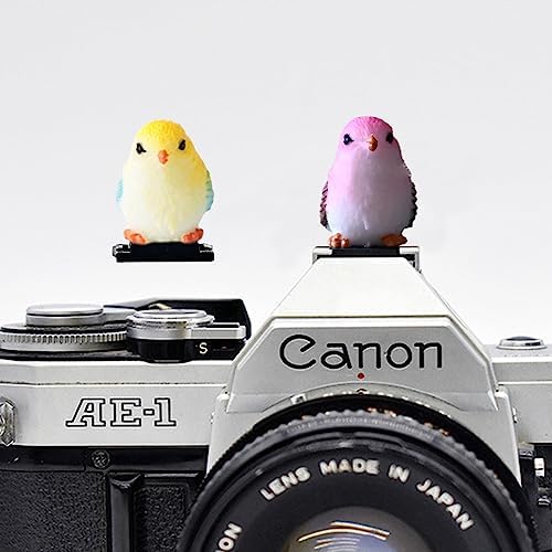 ZOSTLAND Special SLR Camera Hot Shoe Boot Cover Cap,Attractive Shoe Protector,Compatible with Sony Fuji Canon Nikon Pentax Leical. (2pcs Bird) by ZOSTLAND