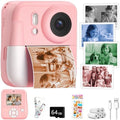 Kids Camera Instant Print, 1080P Kids Digital Camera that Print in 5 Colors by MINIBEAR