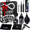 C Coiro Camera Lens Cleaning Kit for DSLR and Sensitive Electronics, 9-in-1 Lens Cleaner Spray, Camera Pen, Blower, Wipes, Sensor Cleaner, Photographer Gifts & Accessories by CCoiro