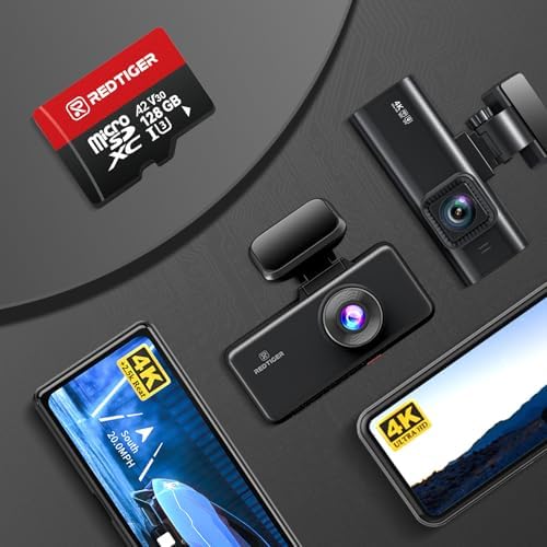 REDTIGER High Speed 128GB Micro SD Card with Adapter, microSDXC UHS-I Class 10, U3, V30 A2, Support for Dash Cam and 4K Video Recording, Compatible with F7NP-V07&F9&F7NT-V04&F17&VP20&A4&F17PLUS - Image 6