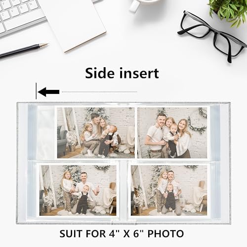 Vienrose 4x6 Small Photo Album, 2 Pack, 200 Photos, Black - Image 5