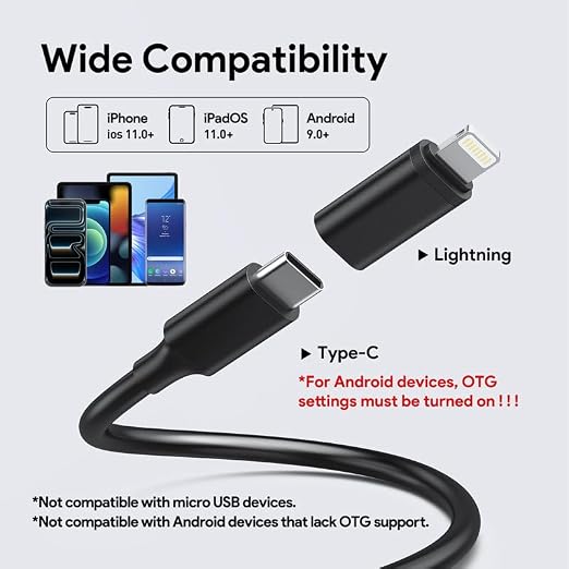DEPSTECH 2K Endoscope Camera with Light, Dual Lens 2560P Phone Borescope | Inspection Scope for iPhone Android, Semi-Rigid Snake Cable, 9LEDs, IP67 Waterproof, for Automotive, HVAC, Plumbing, Mechanic - Image 4