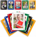 AceOrbit 12 Pack Rainbow Magnetic Picture Frames Acrylic Fridge Magnetic Frame Back to School Locker Decor 2.9x4.1in Double Sided for Refrigerator Dorm Office Bulletin Board Instant Photos by Unknown