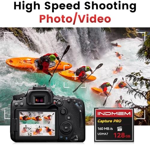 CF Card 128GB High Speed UDMA CF Memory Card Up to 160MB/s Camera Card - Image 2