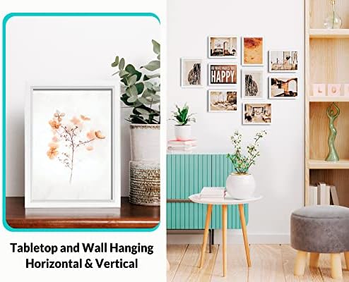 LaVie Home 4x6 Picture Frames (6 Pack, White) Simple Designed Photo Frame with High Definition Glass for Wall Mount & Table Top Display, Set of 6 Classic Collection - Image 5