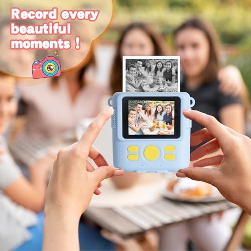 12 Rolls Instant Print Camera for Kids Refill Print Paper - Hikkon Thermal Print Paper Rolls Photo Print HD Printing for Most Kids Instant Camera - Paper Only(White-12) - Image 5