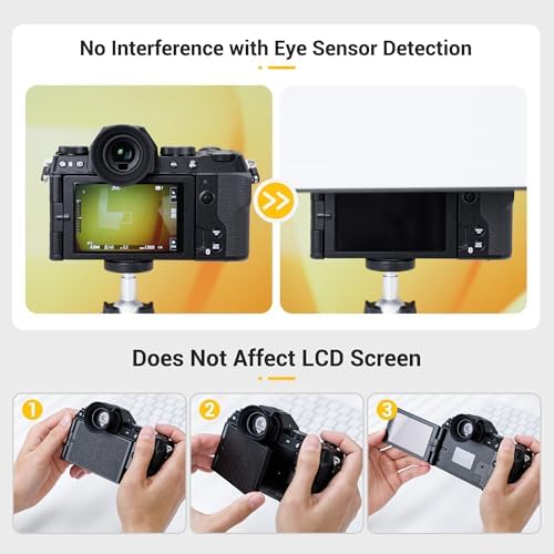 JJC Eyecup Eyepiece Viewfinder for Fuji X-S20 X-S10 X-T200 XS20 XS10 XT200 - Image 3