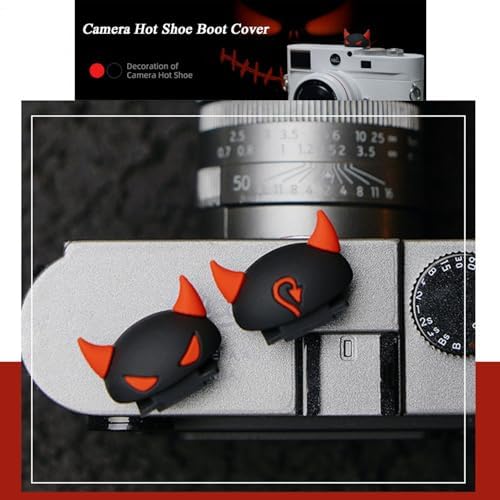 2 Pcs Camera Hot Shoe Boot Cover Cap Protector for Sony Canon Nikon Fuji (Devil) - Image 4