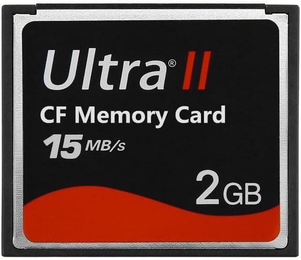 2 GB Ultra II CF Memory Card 15MB/S (SDCFH-002G-A11) SLR Camera Card for Professional Photographer,Videographer,Enthusiast by LILIWELL