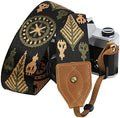 Padwa Lifestyle 2" Wide Classic Crazy Horse Art Cowhide Head Cotton Camera Straps for Photographers by PadwaLifestyleCameraStrap