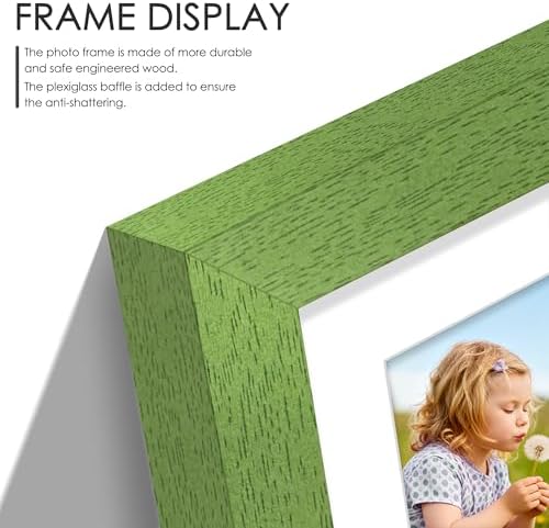 DUENPY 8x16 Collage Frame For 3 5x7 Photos Green - Image 7