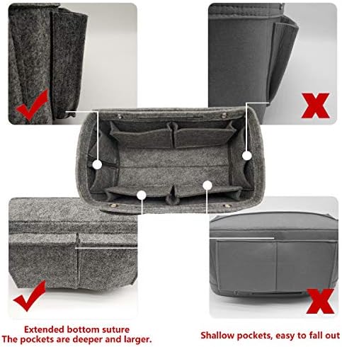 LEXSION Purse Organizer Insert Multi Pocket Bag Organizer Shaper - Image 4