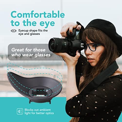 Foto&Tech Oval Soft Rubber A7 Eyecup, Eye Cup Cover Eyepiece Viewfinder Compatible with Sony α7II, α7SII, α7RII, α7R, α7S, α7, α58 - Image 4