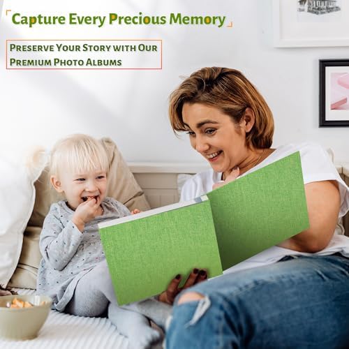 Artfeel Photo Album Self Adhesive Scrapbook,Large Photo Book for 4x6,5x7,8x10 Pictures,DIY Album for Baby Wedding Family Travel Birthday,with Metallic Pen and Scraper - Image 6