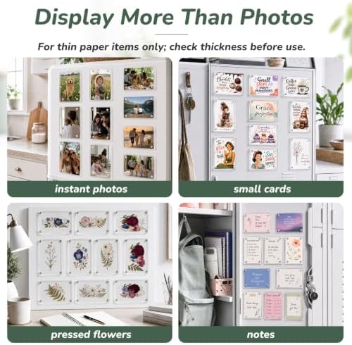 12 Pack Magnetic Photo Frames for Refrigerator 4x6" Magnetic Picture Frame - Image 7