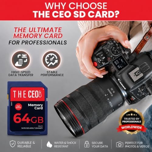 THE CEO SD Card for Camera 32GB Class 10 UHS-I Memory Card Compatible - Image 4