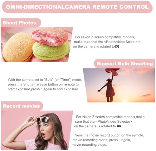 Remote Control for Nikon Camera, USB-C Rechargeable Wireless Shutter - Image 6