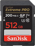 SANDISK 512GB Extreme PRO SDXC UHS-I Memory Card - C10, U3, V30, 4K UHD, SD Card - SDSDXXD-512G-GN4IN by Unknown
