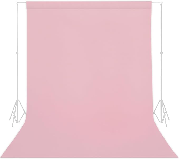 TRLYC Pink Photography Backdrops 7x10 FT Seamless Background for Studio | Pink Backdrop for Photoshoot Video Backgrounds Screen Party Wrinkle-free Polyester Non-Glare Rod Pocket Easy Setup by TRLYC