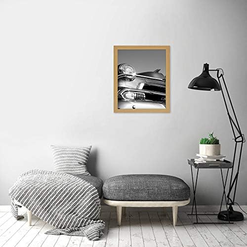 Americanflat 18x24 Poster Frame - Pine Engineered Wood with Polished Plexiglass - Wide Picture Frame for Vertical or Horizontal Wall Display - Epic Collection - Pine - Image 4