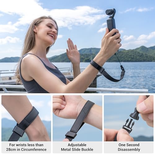 Mini EVO Strap, Adjustable Nylon Camera Hand Wrist Strap Lanyard with 1/4"20 & Quick Release for Ricoh GR IV III IIIx II GRIV GRIII GR4 GR3X for Sony RX100 VII ZV-1 ZV-1F ZV1F G7X Mark III II SX740 HS - Image 5