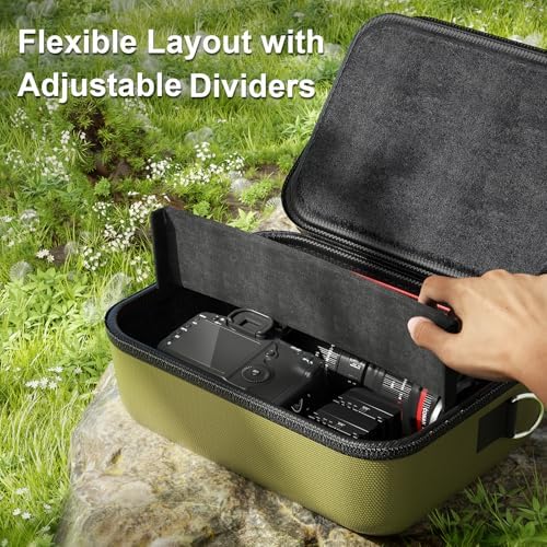 ProCase Hard Shell Camera Case for Canon Rebel T7 -Green - Image 3