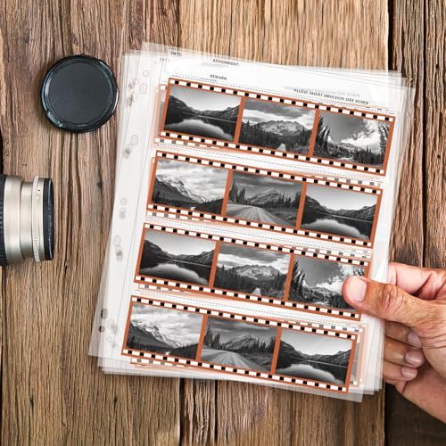 100 Pcs Archival Storage Sheets Film Negative Storage 120-4b - Image 5