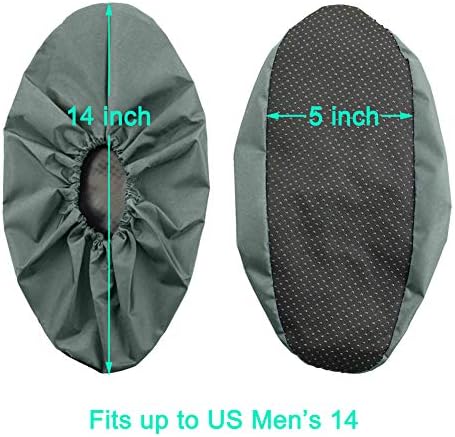 Reusable Boot & Shoe Covers, Washable, Non-Slip, 2 Pairs, X-Large - Image 4
