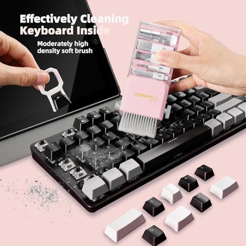 Keyboard Cleaning Kit, All-in-One Laptop & Computer Screen Cleaner, Pink - Image 2