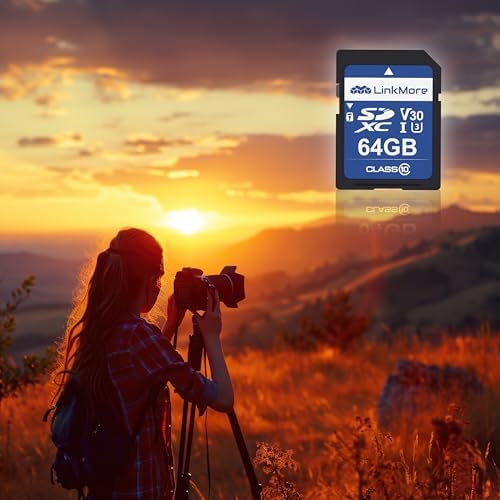 LinkMore XV13 64GB Full-Size SDXC Card, UHS-I U3 V30, 90MB/s Read - Image 6