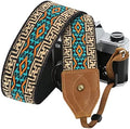 Padwa Lifestyle 2" Wide Classic Crazy Horse Art Cowhide Head Cotton Camera Straps for Photographers by PadwaLifestyleCameraStrap