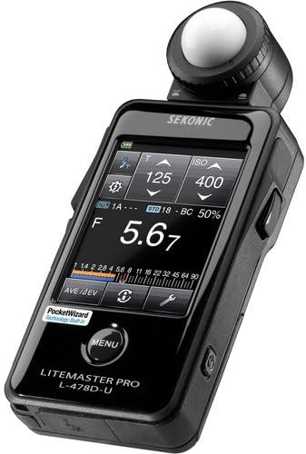 Sekonic LiteMaster Pro L-478D-U Light Meter (401-474) with Sekonic Deluxe Case for L-478-Series Meters - Image 5