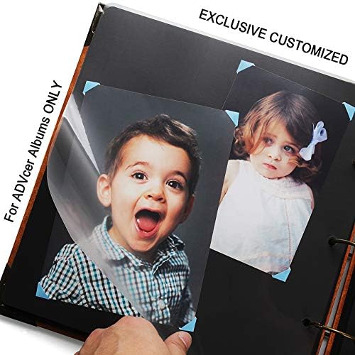 30 Sheets 9.84 x 10.24" Clear Insert Page Protectors Film - Exclusive Customized (NOT Pocket Non-adhesive) Acid Free Flexible Photo Sheet Divider, ONLY match ADVcer 10x10 Photo Album Scrapbooks - Image 4