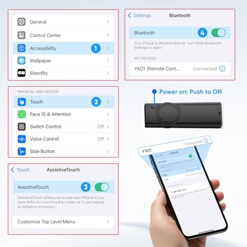 Cell Phone Stand with Instant Wireless Induction Bluetooth Speaker(Video Control/Camera Control), Portable Bluetooth Speaker for Home and Outdoors, All Day Playtime, Compatible with iOS/Android - Image 7