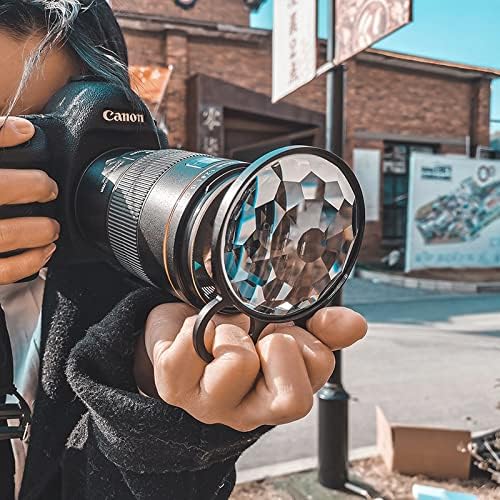 77mm Handheld Kaleidoscope Glass Prism Camera Filter Variable Number of Subjects SLR Photography Accessories - Image 4