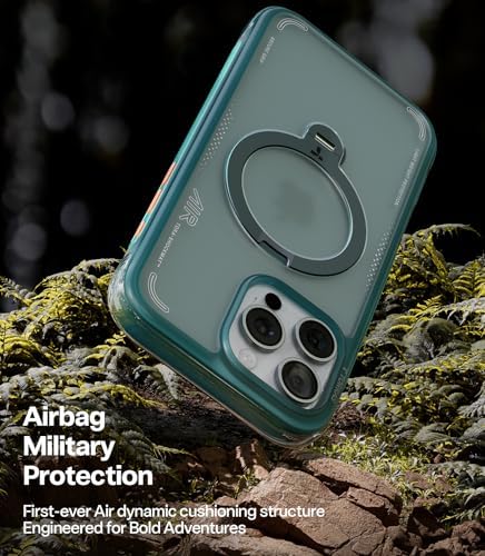 TORRAS Ostand Q3 Air for iPhone 15 Pro Max Case with Stand, Shockproof - Image 3