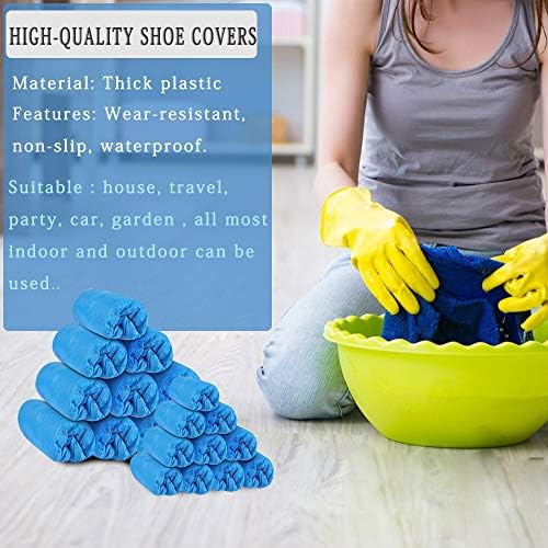 Shoe Covers Disposable,200Pack（100Pairs）Boot Covers Waterproof Non-Slip One Size Fits Most for Rain,Indoor,Women,Men and More - Image 5
