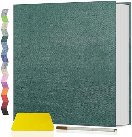 Popotop Photo Album Self Adhesive Scrapbook Album for 4x6 5x7 8x10 Pictures DIY Photo Book as Scrapbooking Supplies Kits, Birthday Gifts for Women Mom Wedding Baby Family Travel by Popotop