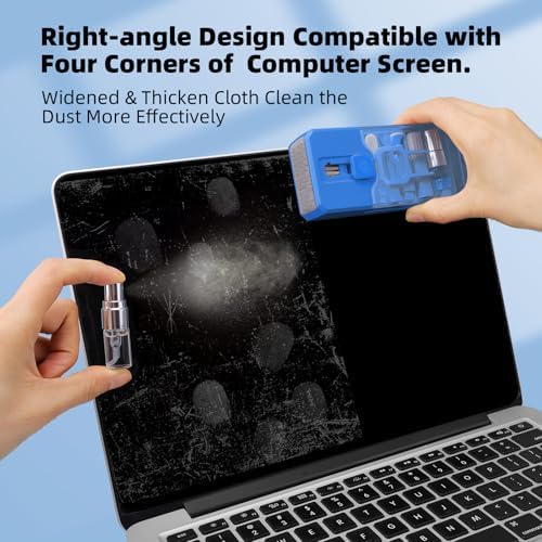 Keyboard Cleaner & Laptop Cleaning Kit, All-in-1 for Computer PC, SkyBlue - Image 3