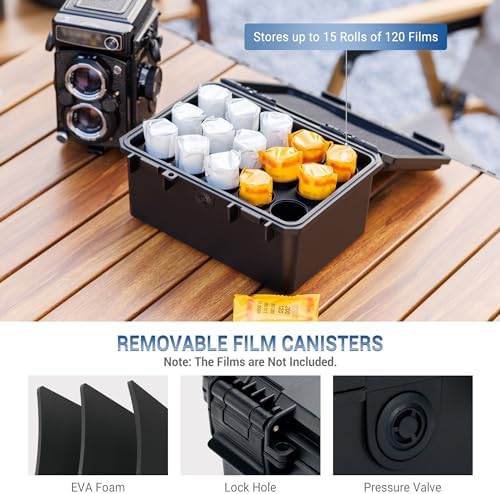 JJC Hard Stable 12 Film Case Holder, IP67 Waterproof Sturdy Secure - Image 4
