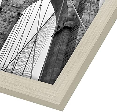 Americanflat 20x30 Poster Frame - Engineered Wood with Polished Plexiglass - Wide Picture Frame for Vertical or Horizontal Wall Display - Epic Collection - Light Wood - Image 3